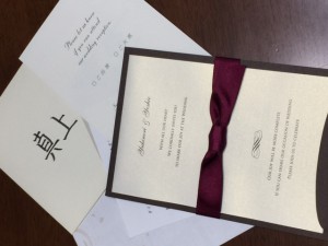 結婚式招待状が届きました 独身が集う婚活cafebar